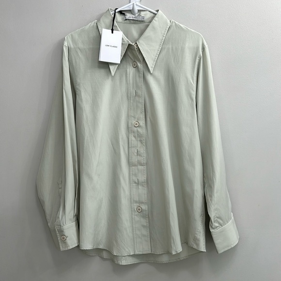 Low Classic Green Silk Shirt - Picture 3 of 10
